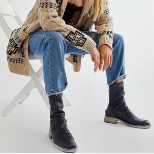 Free People Sutton Tight Slouch Boot - womens size 38.5 (fits 8-8.5)